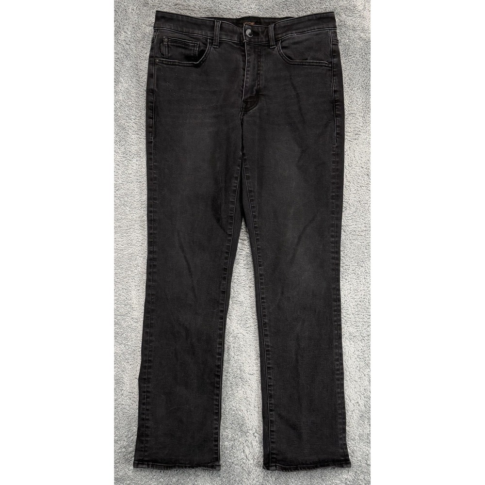 Outpost‎ Makers Original Straight Jeans Mens 32x32 Black Denim Stretch